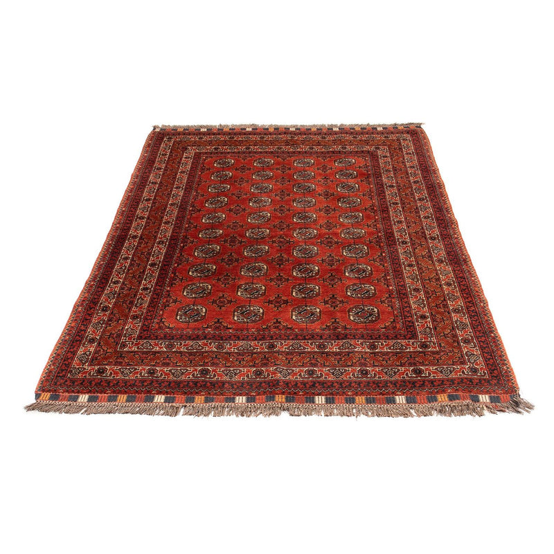 Afghan Rug - Bukhara - 199 x 124 cm - dark red