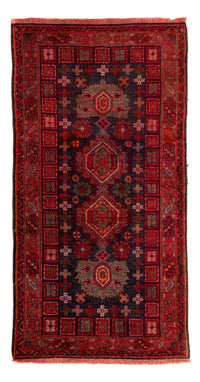 Belutsch Rug - 154 x 78 cm - dark red
