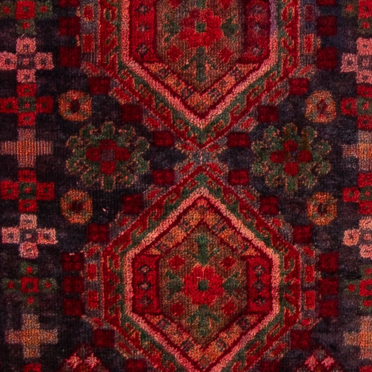 Belutsch Rug - 154 x 78 cm - dark red