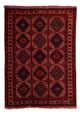 Orientteppich 131 x 104 cm - hellrot