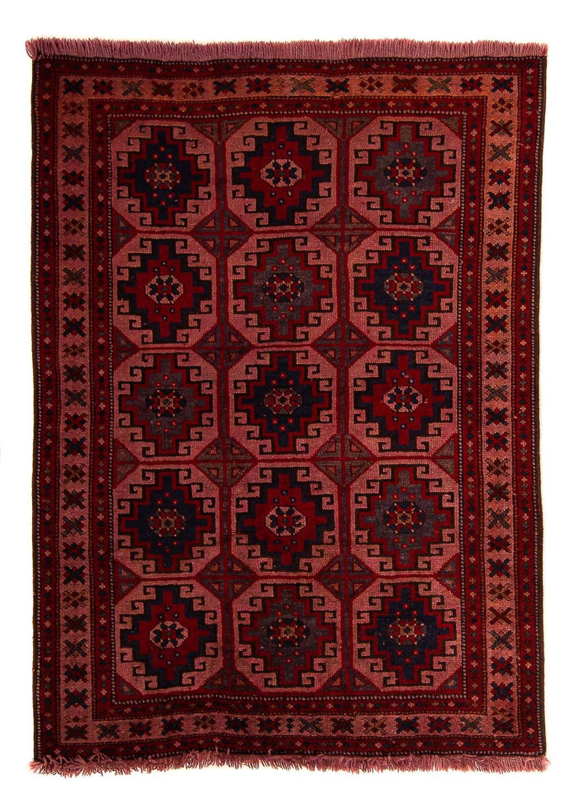 Belutsch Rug - 131 x 104 cm - light red