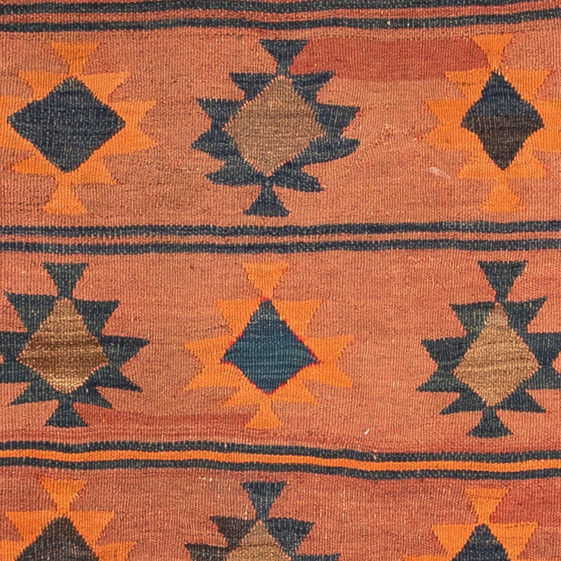 Runner Kelim Rug - Old - 260 x 140 cm - multicolored