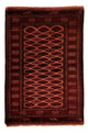 Orientteppich 150 x 103 cm - dunkelrot
