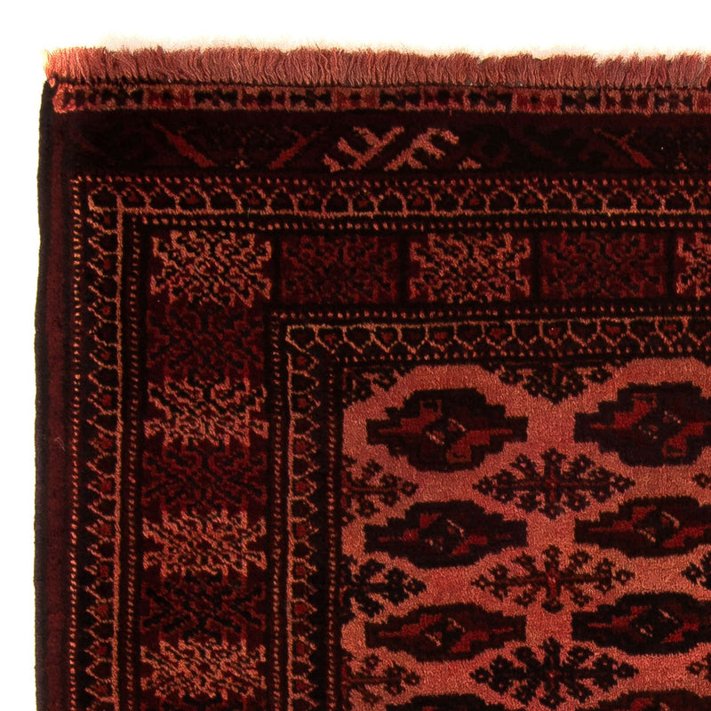 Afghan Rug - Bukhara - 150 x 103 cm - dark red