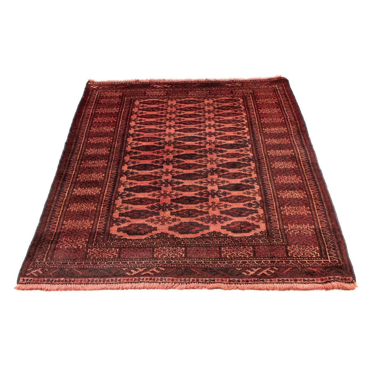 Afghan Rug - Bukhara - 150 x 103 cm - dark red