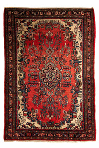 Perser Rug - Nomadic - 205 x 138 cm - red