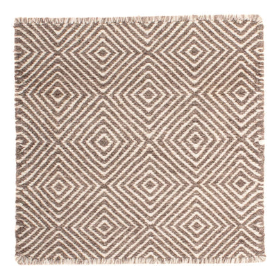 Kelim Rug - Trendy square  - 45 x 45 cm - multicolored