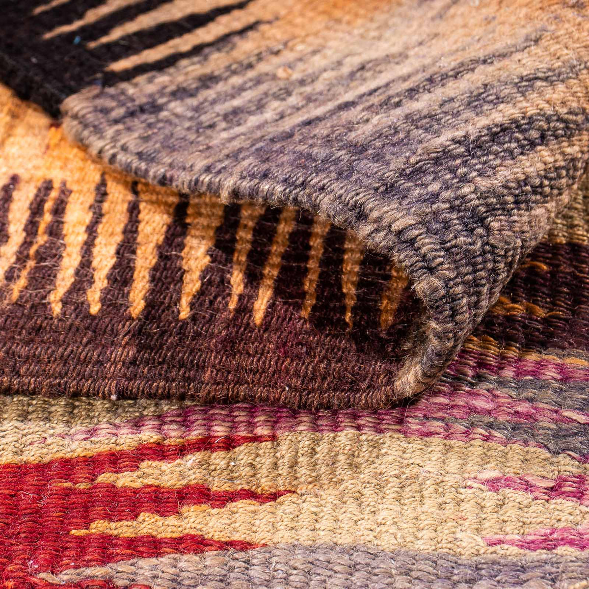 Runner Kelim Rug - Old - 305 x 105 cm - multicolored