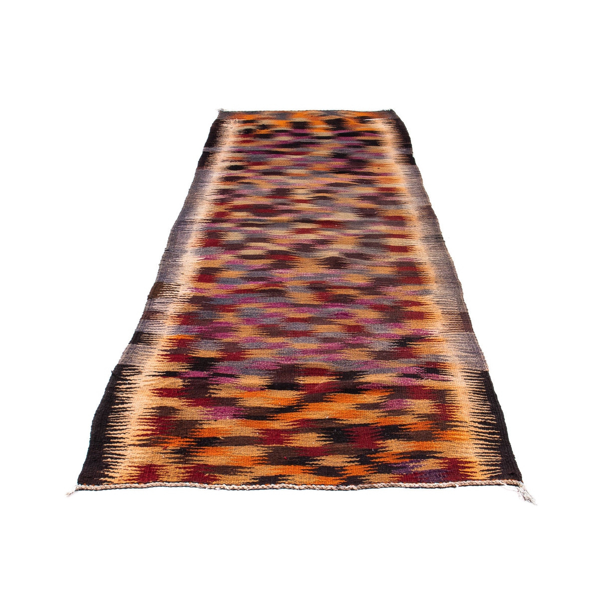 Runner Kelim Rug - Old - 305 x 105 cm - multicolored