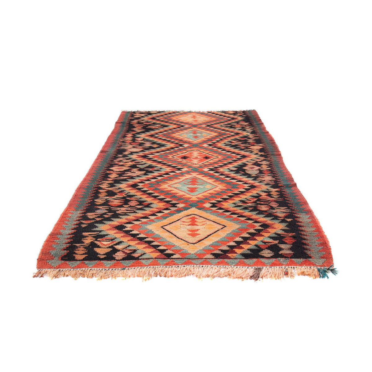 Kelim Rug - Old - 260 x 130 cm - multicolored