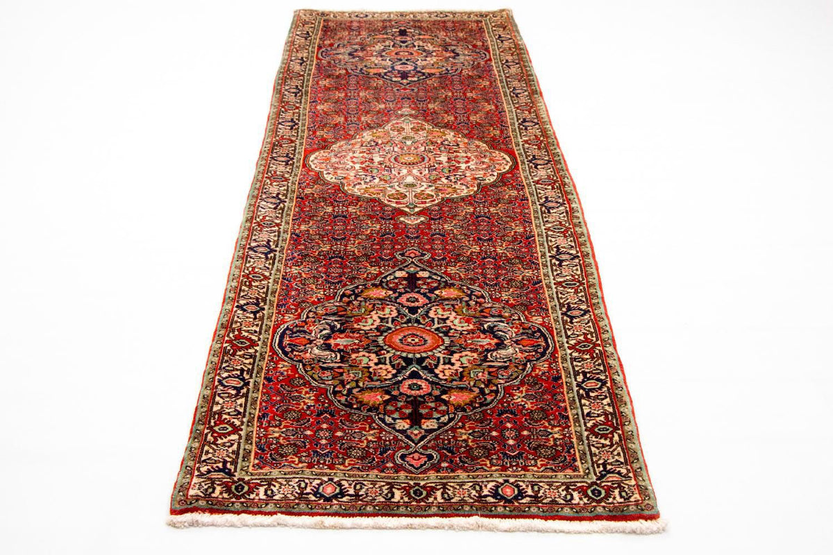 Runner Perser Rug - Bidjar - 294 x 86 cm - red