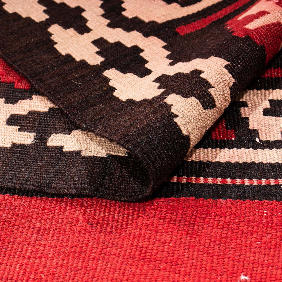 Runner Kelim Rug - Old - 330 x 150 cm - multicolored