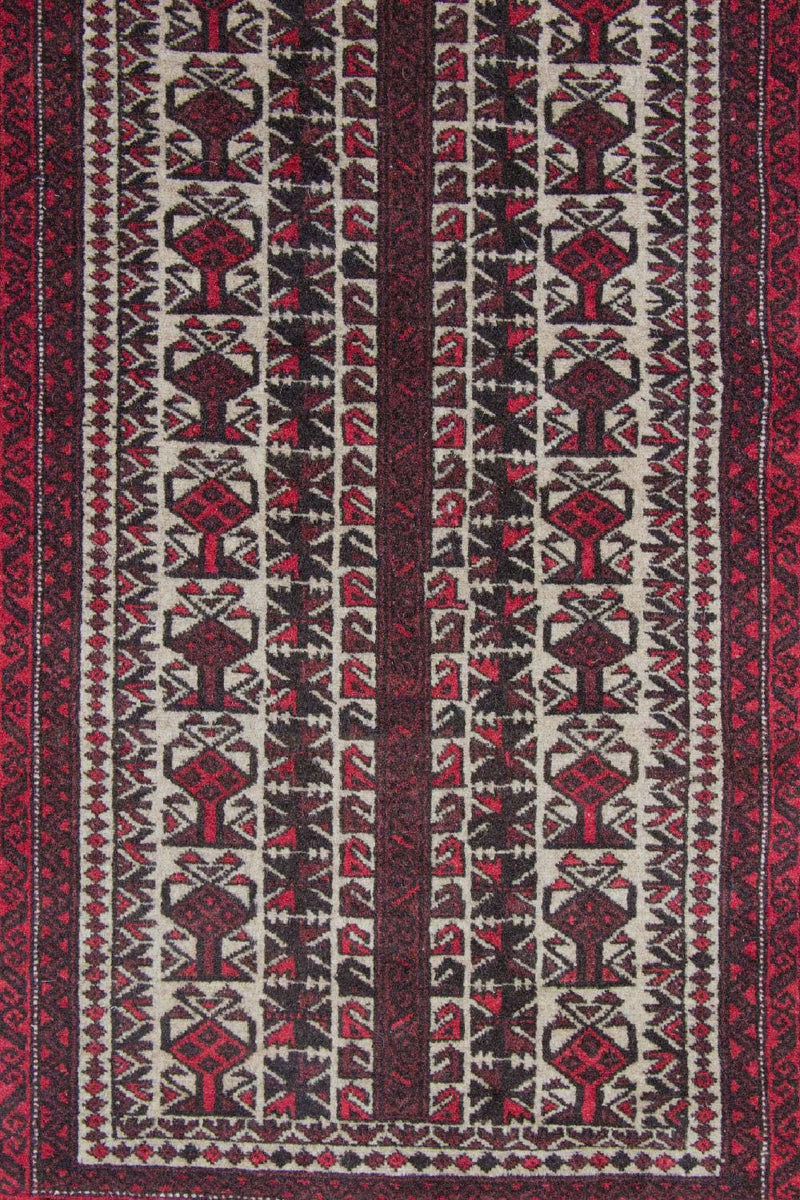 Belutsch Rug - 146 x 94 cm - red