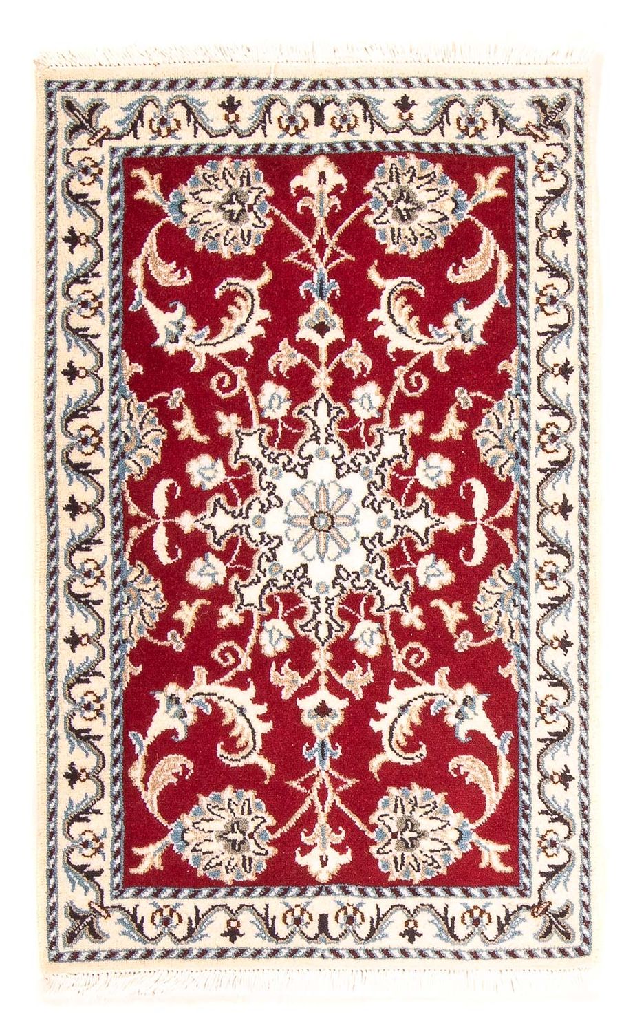 Perser Rug - Nain - Royal - 100 x 60 cm - dark red