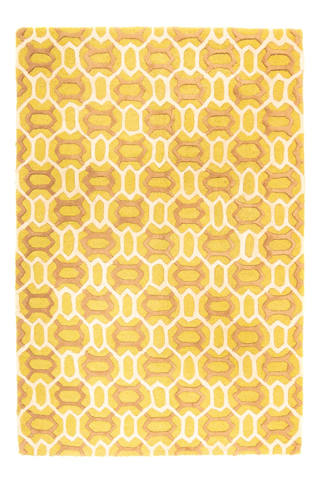 Wool Rug - 260 x 180 cm - yellow