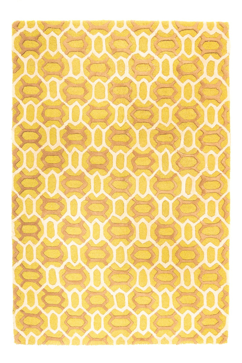 Wool Rug - 260 x 180 cm - yellow