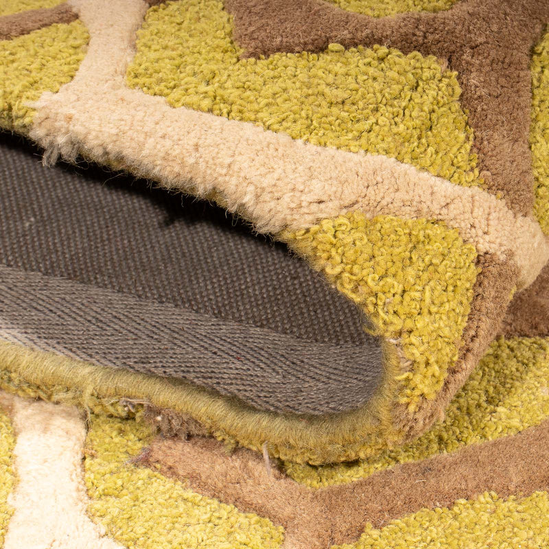 Wool Rug - 260 x 180 cm - yellow