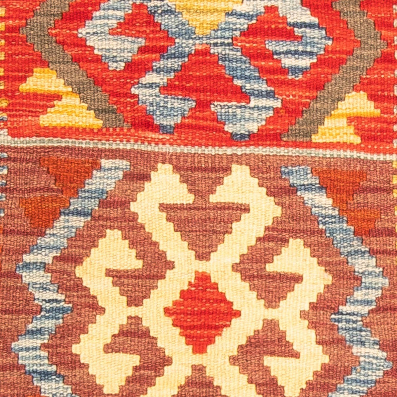 Kelim Rug - Splash - 125 x 86 cm - brown