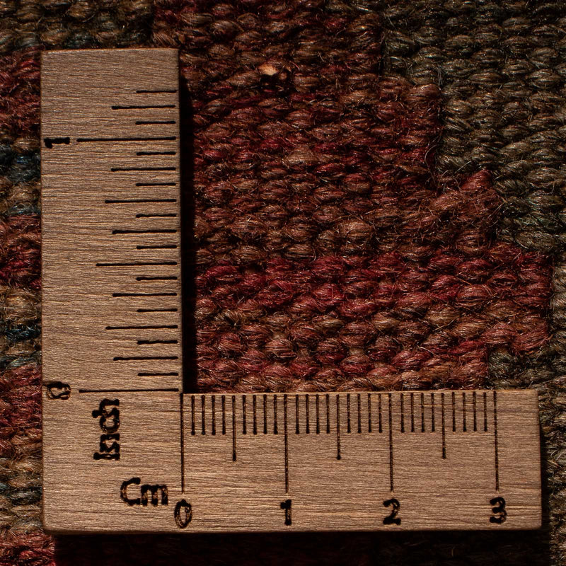 Kelim Rug - Splash - 125 x 86 cm - brown