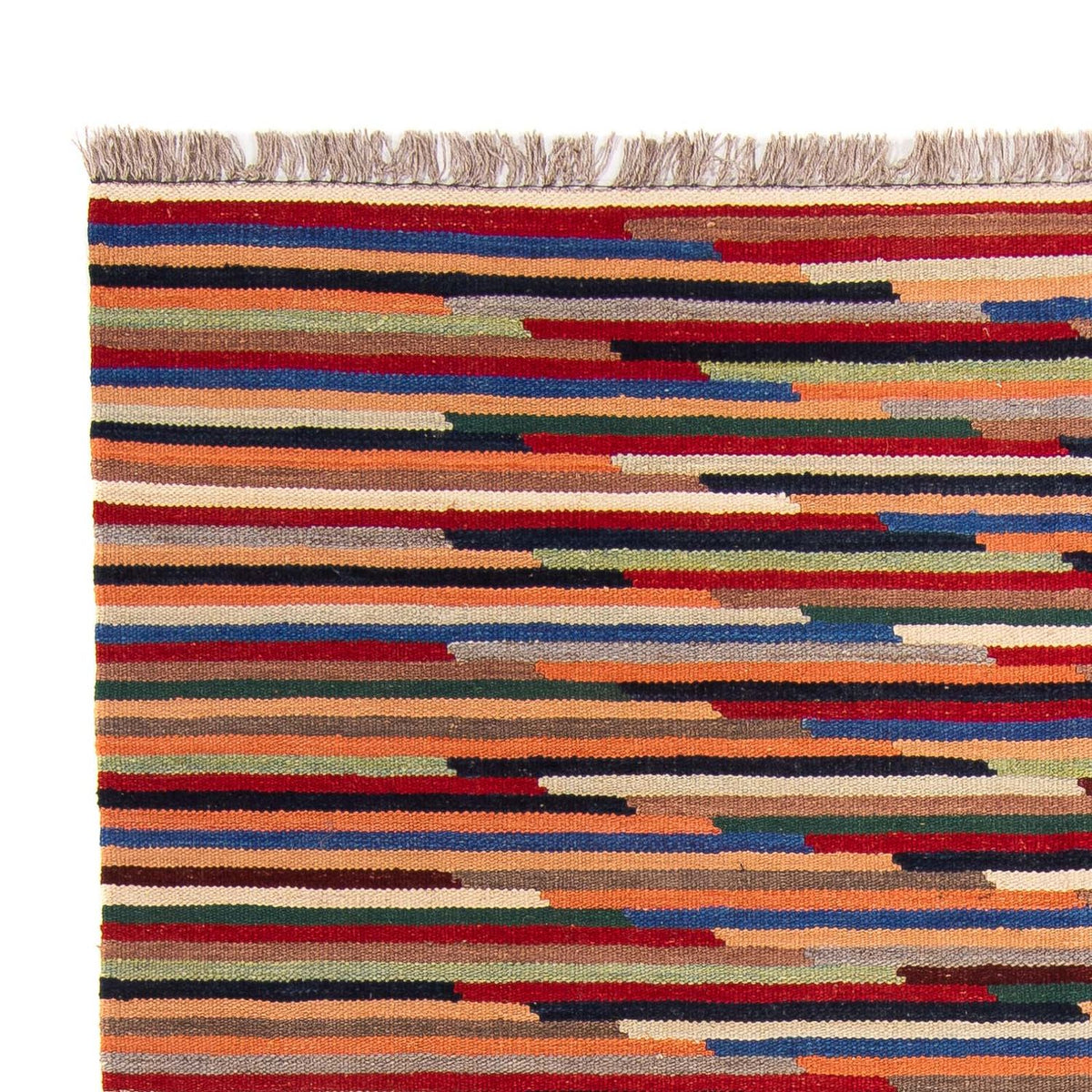 Kelim Rug - Trendy - 206 x 148 cm - multicolored