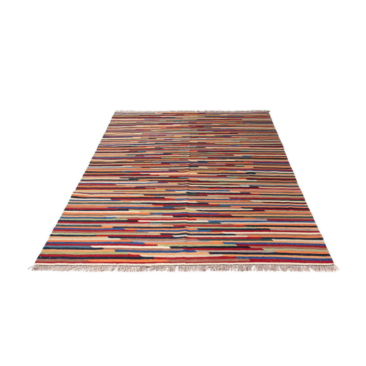 Kelim Rug - Trendy - 206 x 148 cm - multicolored