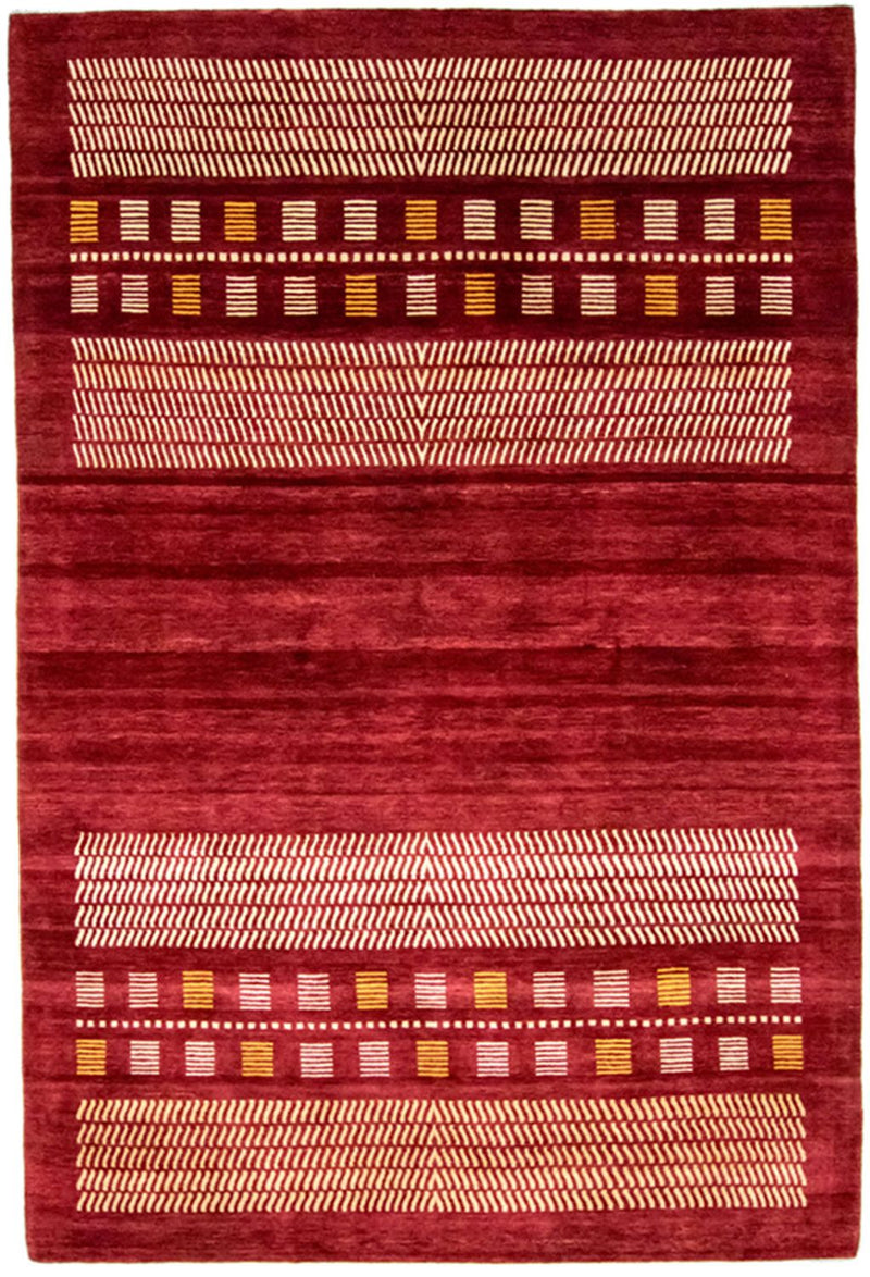 Gabbeh Rug - Loribaft Perser - 300 x 198 cm - red