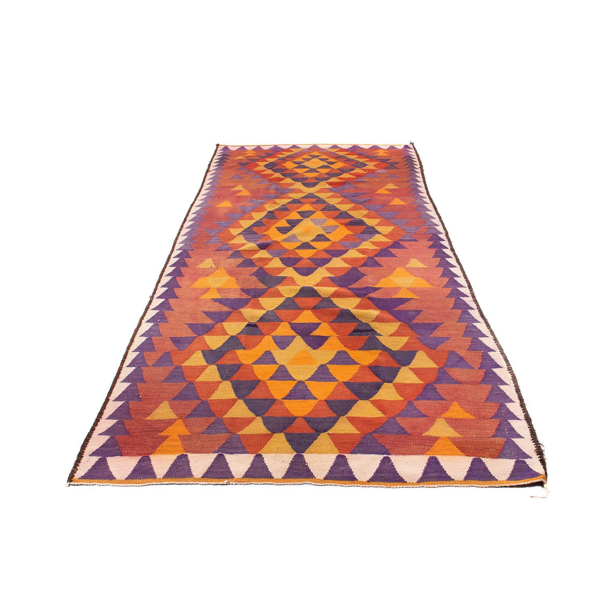 Runner Kelim Rug - Old - 310 x 150 cm - multicolored
