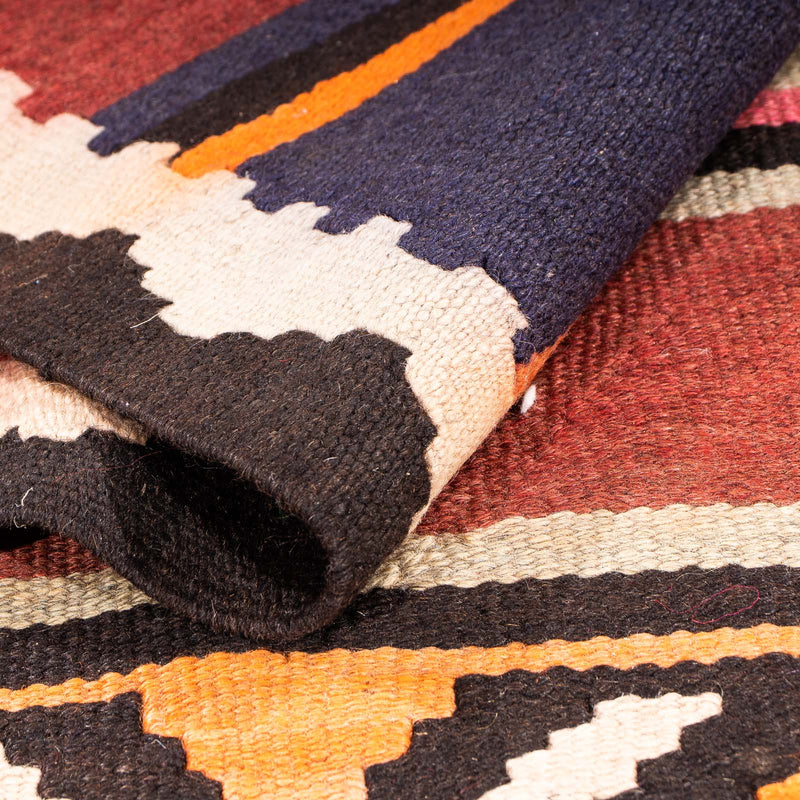 Runner Kelim Rug - Old - 360 x 140 cm - multicolored