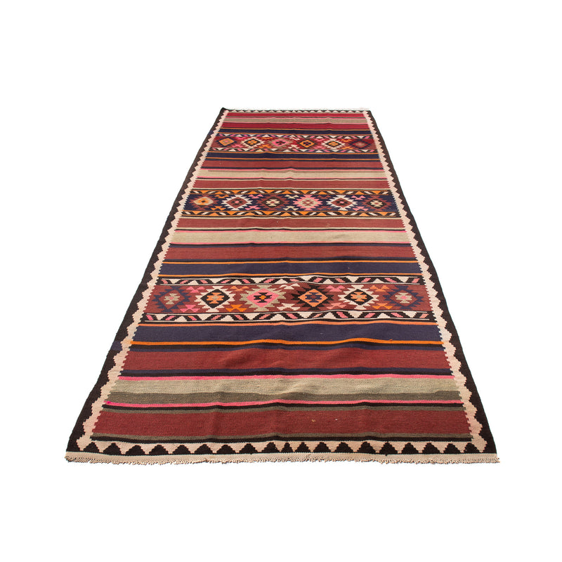 Runner Kelim Rug - Old - 360 x 140 cm - multicolored