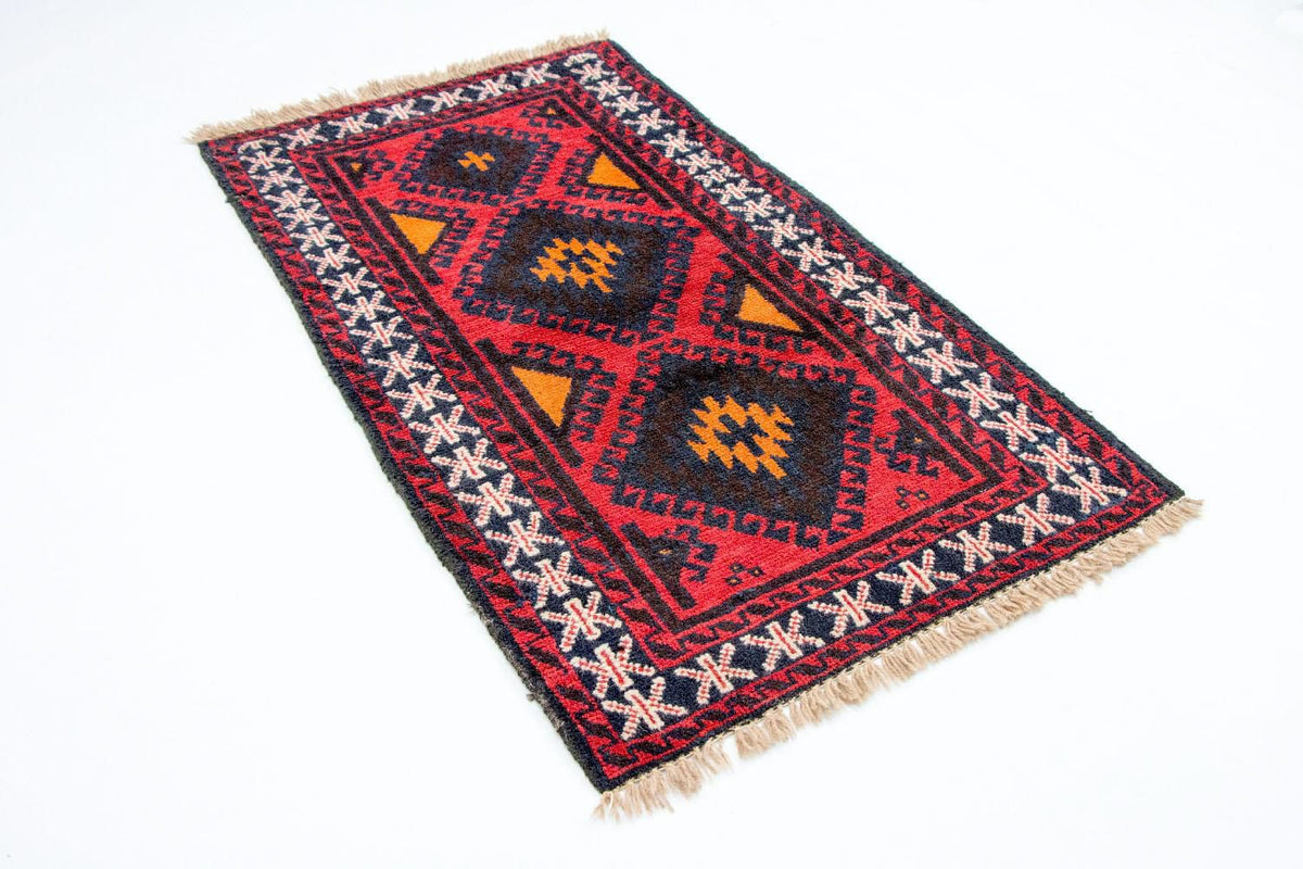 Belutsch Rug - 136 x 76 cm - red