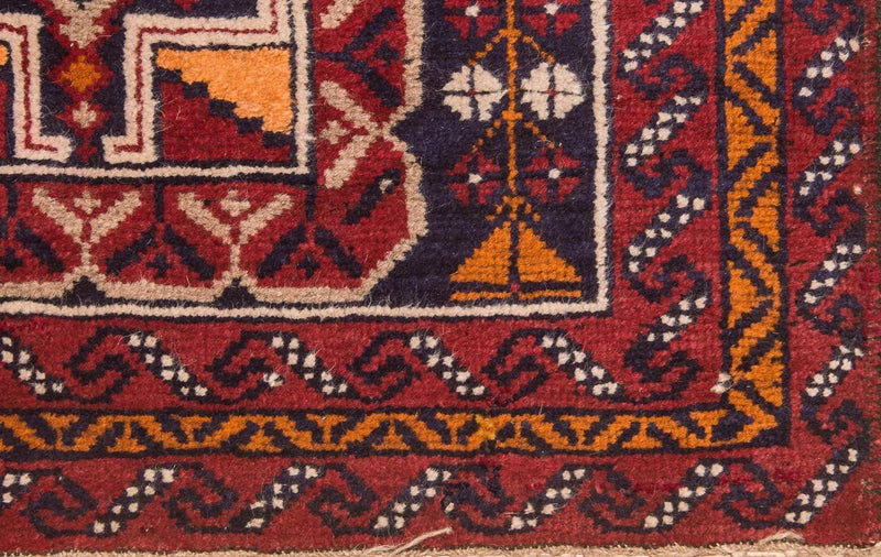 Belutsch Rug - 126 x 77 cm - multicolored