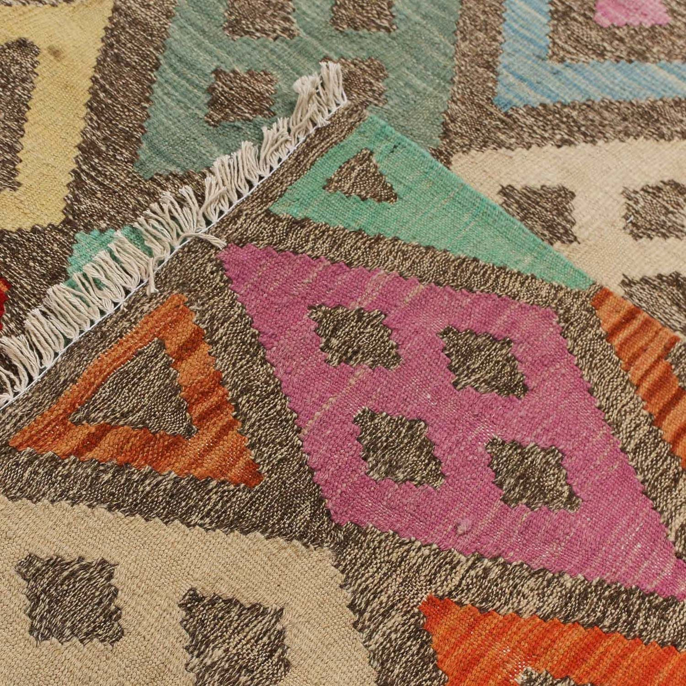 Kilim Maimana Rug 194x151cm - Wool Rug