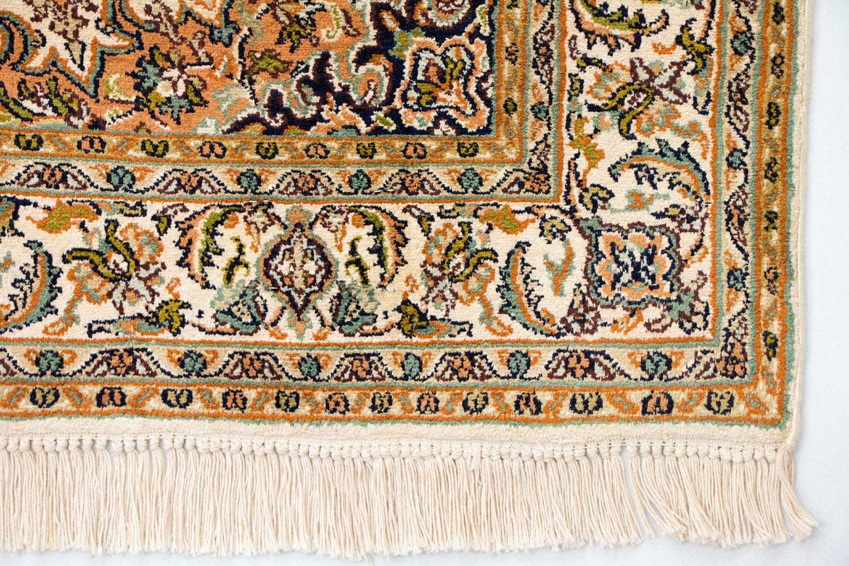 Silk Rug - Kashmir Silk - 149 x 89 cm - beige