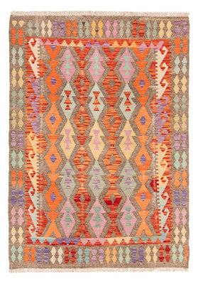 Kelim Rug - Splash - 207 x 155 cm - multicolored