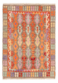 Kelim Rug - Splash - 207 x 155 cm - multicolored