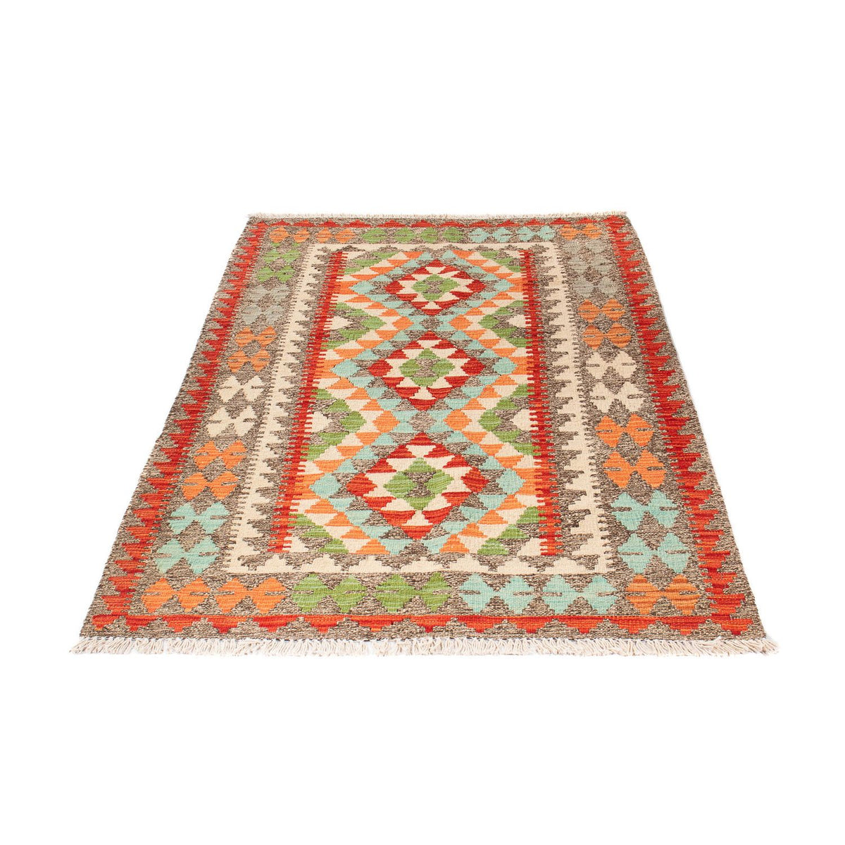 Kelim Rug - Splash - 148 x 97 cm - multicolored
