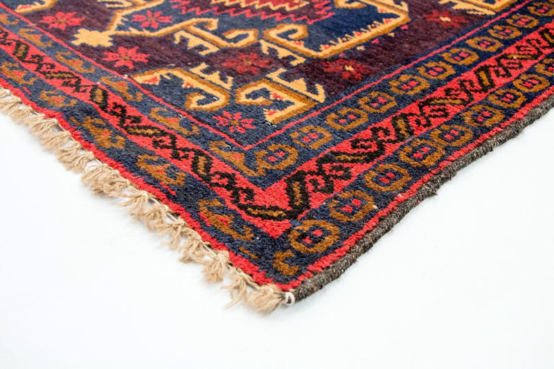 Belutsch Rug - 129 x 77 cm - multicolored