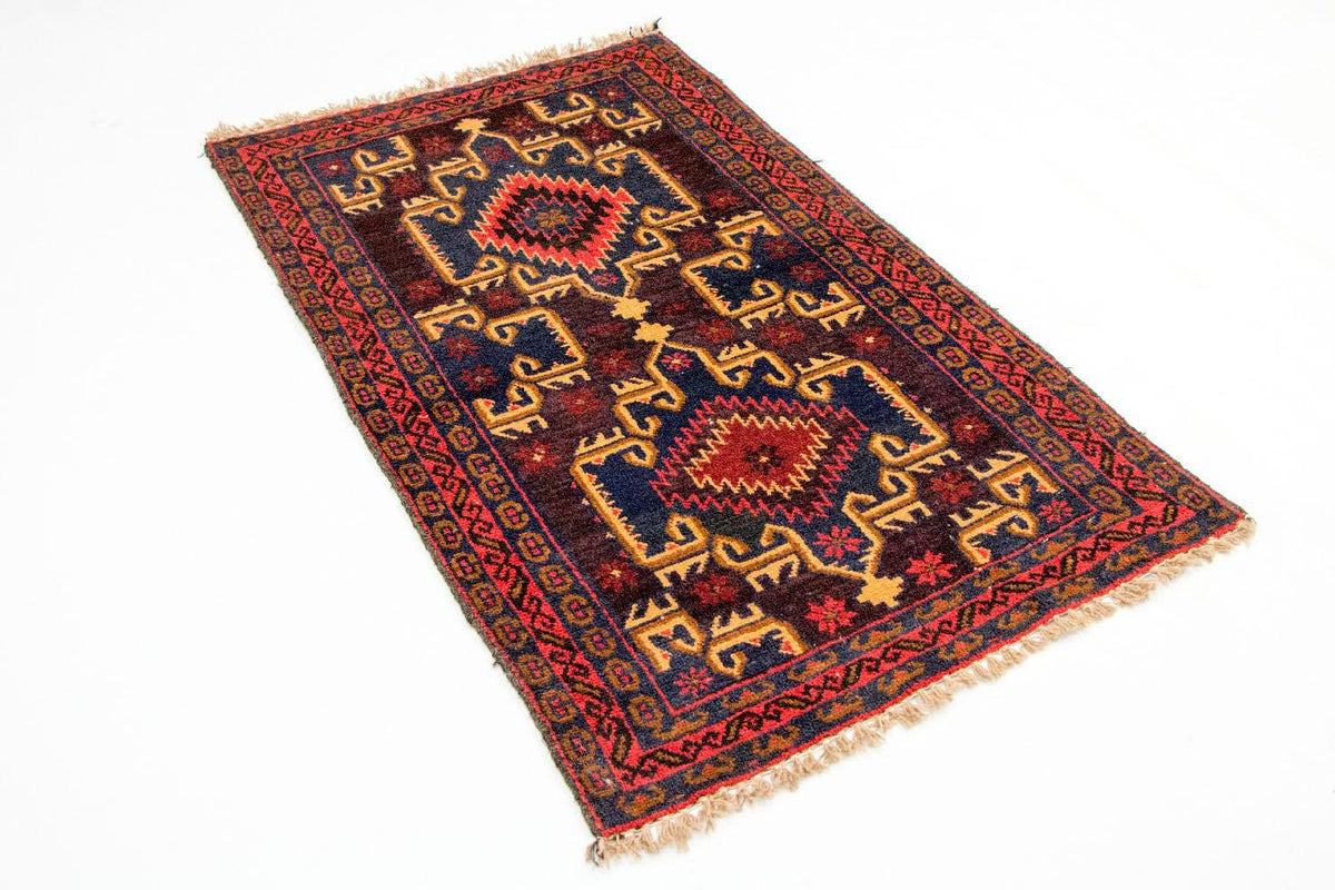 Belutsch Rug - 129 x 77 cm - multicolored