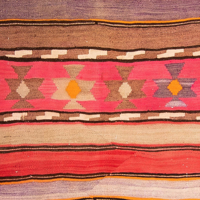 Runner Kelim Rug - Old - 340 x 150 cm - multicolored