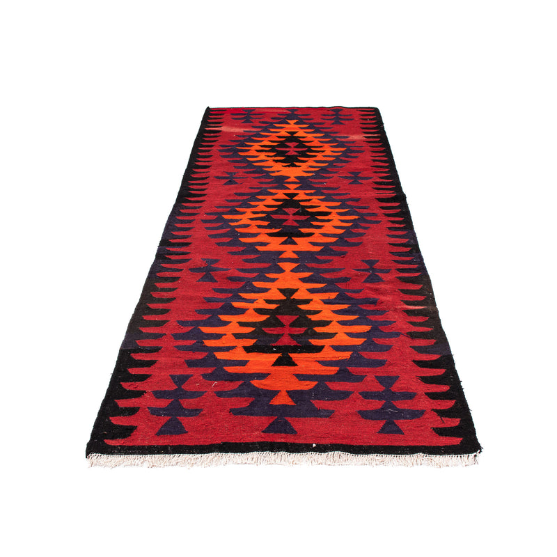Runner Kelim Rug - Old - 320 x 120 cm - multicolored