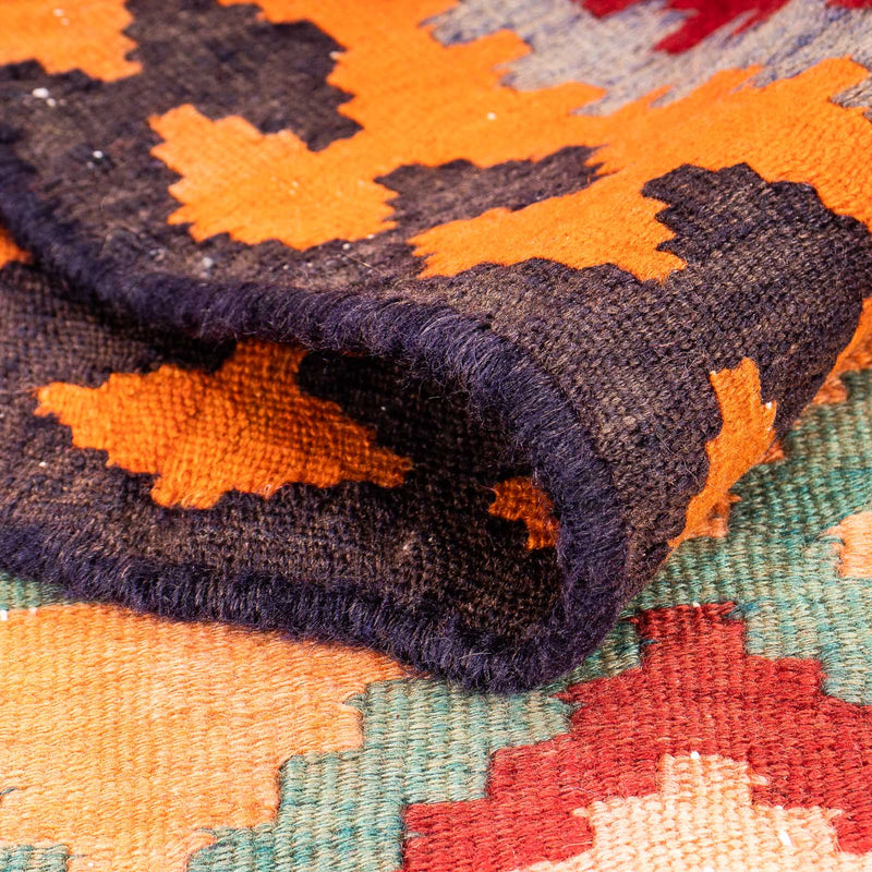 Runner Kelim Rug - Old - 350 x 135 cm - multicolored