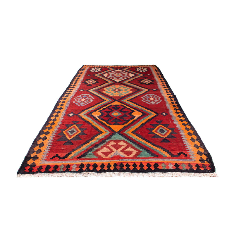Runner Kelim Rug - Old - 350 x 135 cm - multicolored