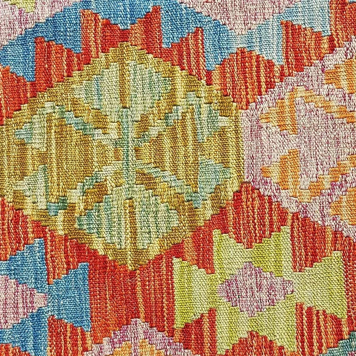 Kelim Rug - Splash - 300 x 206 cm - multicolored