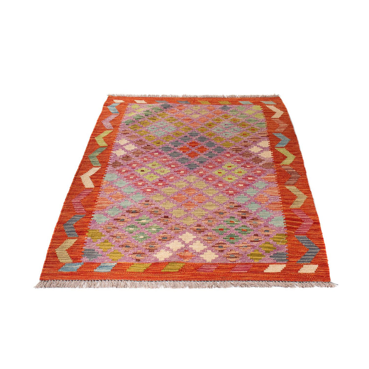 Kelim Rug - Splash - 147 x 101 cm - multicolored