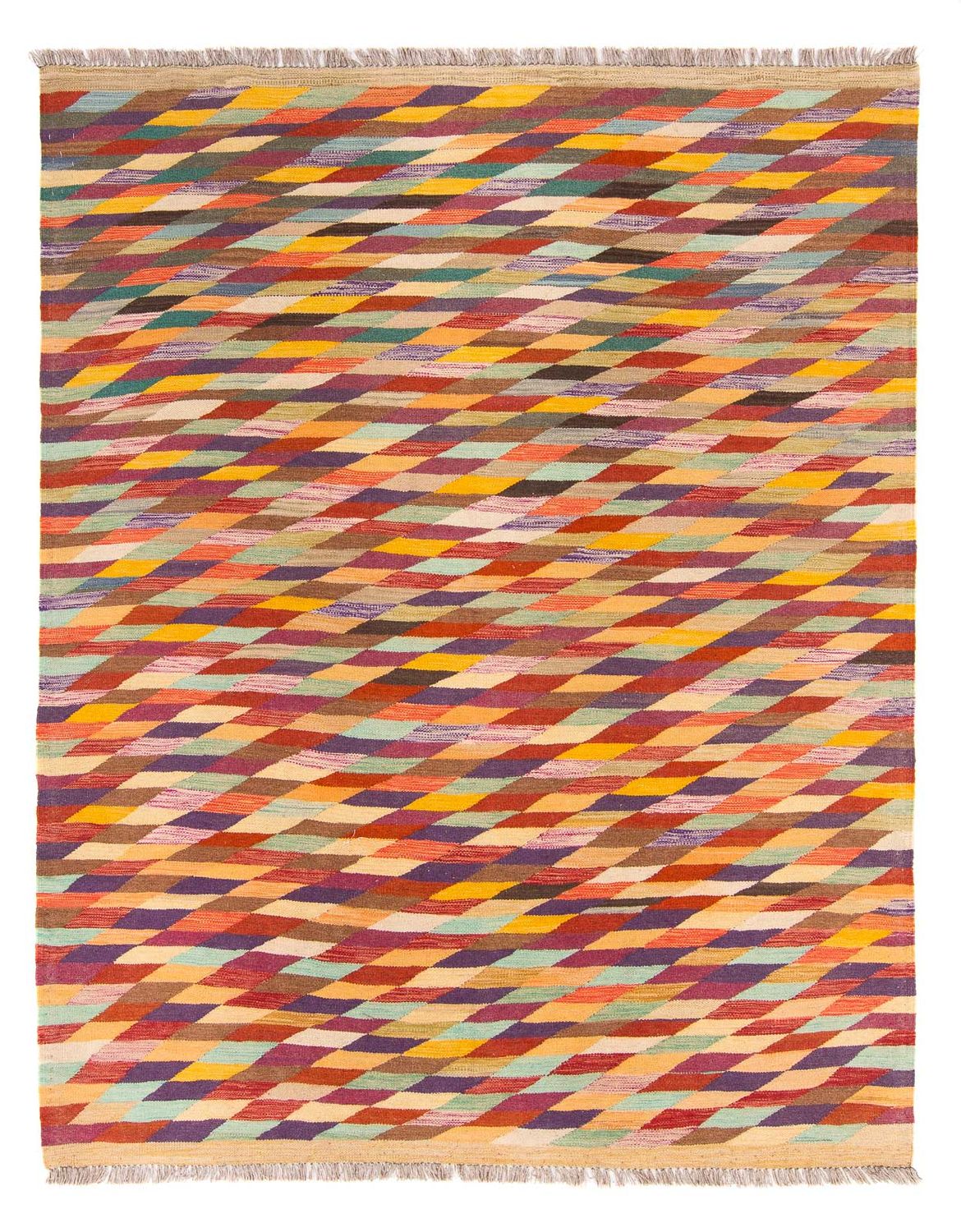 Kelim Rug - Trendy - 215 x 166 cm - multicolored