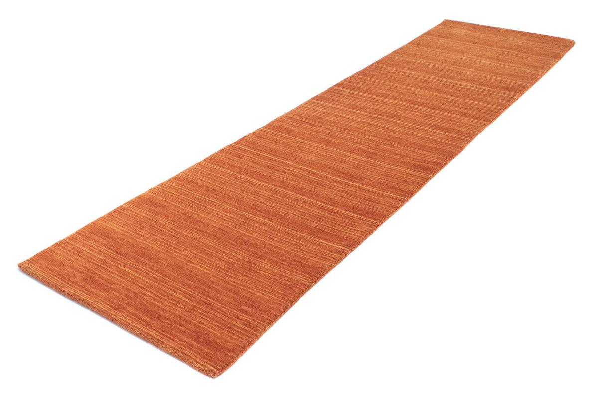Runner Wool Rug - 295 x 75 cm - orange