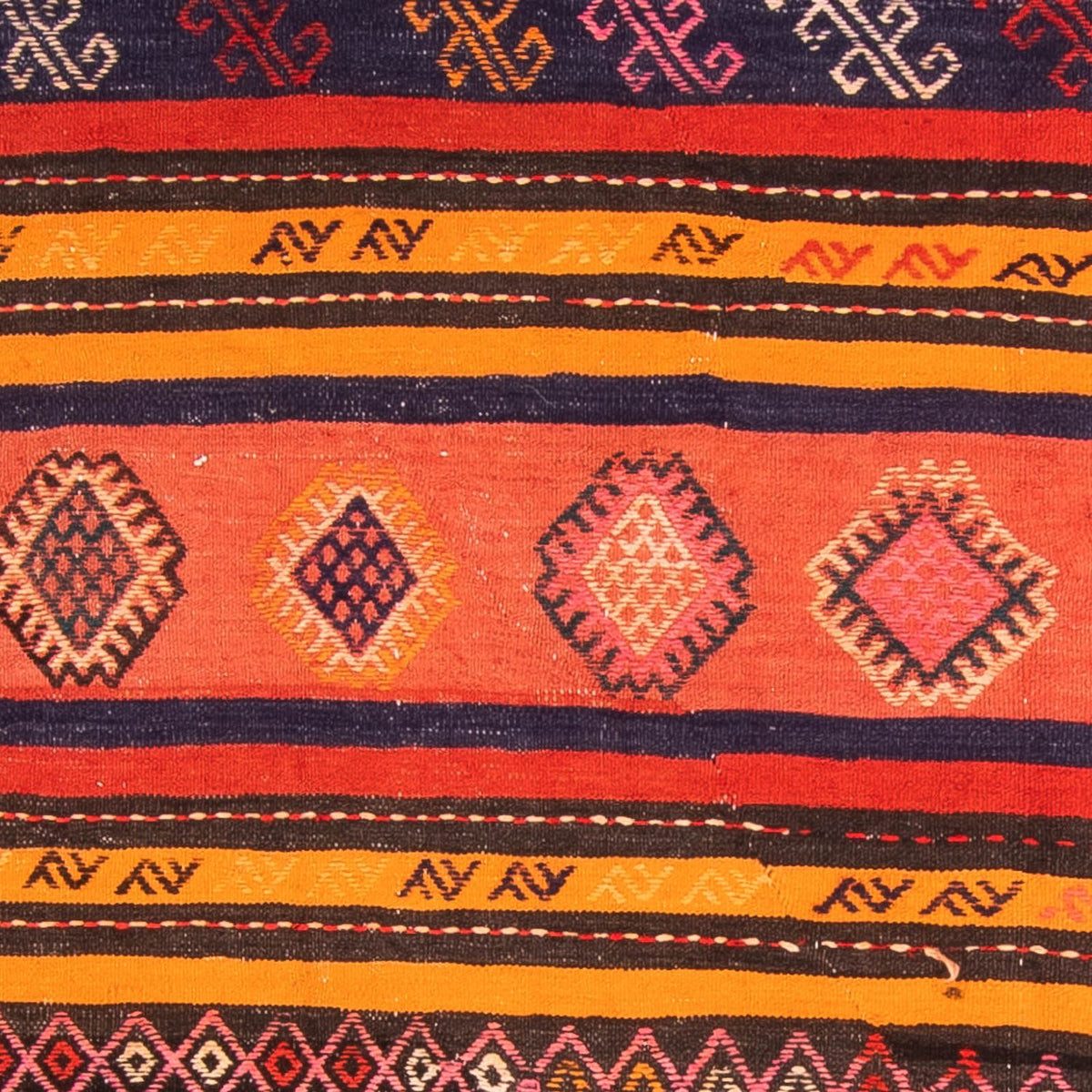 Kelim Rug - Old - 220 x 150 cm - multicolored