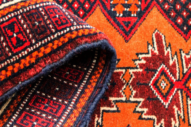 Runner Belutsch Rug - 174 x 100 cm - mustard yellow