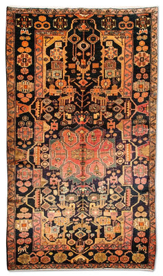 Perser Rug - Nomadic - 306 x 158 cm - dark blue