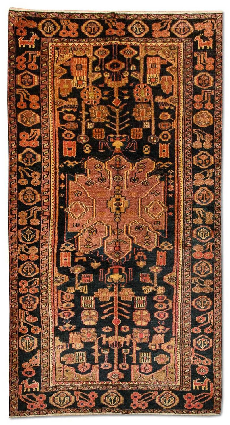 Perser Rug - Nomadic - 300 x 150 cm - blue